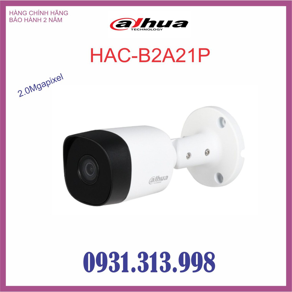 CAMERA DAHUA 2MP HAC-B2A21P