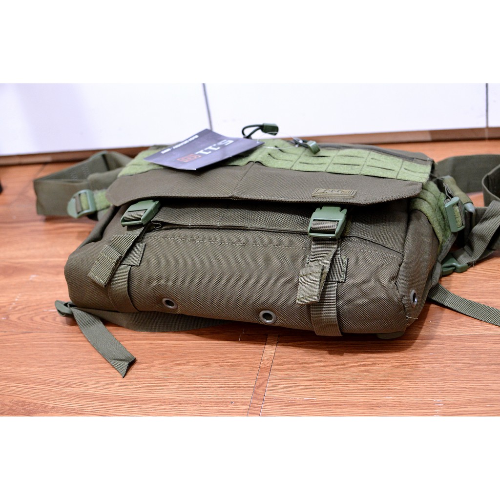 Cặp đeo chéo thời trang chiến thuật Tactical 511 Rush Delivery Messenger Mike màu xanh | BigBuy360 - bigbuy360.vn