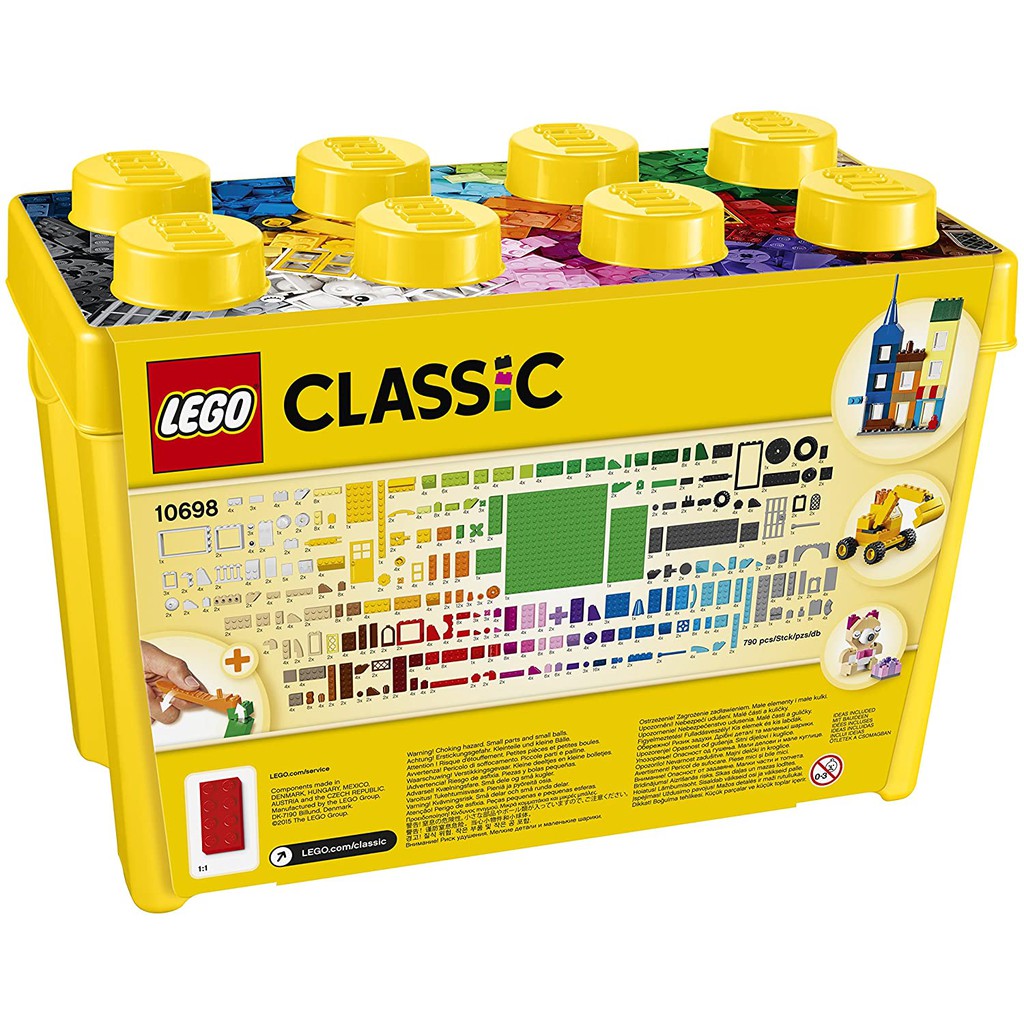 [LEGO CHÍNH HÃNG] 10698 - Thùng Gạch Sáng Tạo Cỡ Lớn (LEGO Classic Large Creative Brick Box 10698) 790 chi tiết