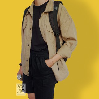 Áo Khoác Kaki Jacket (Màu Be)