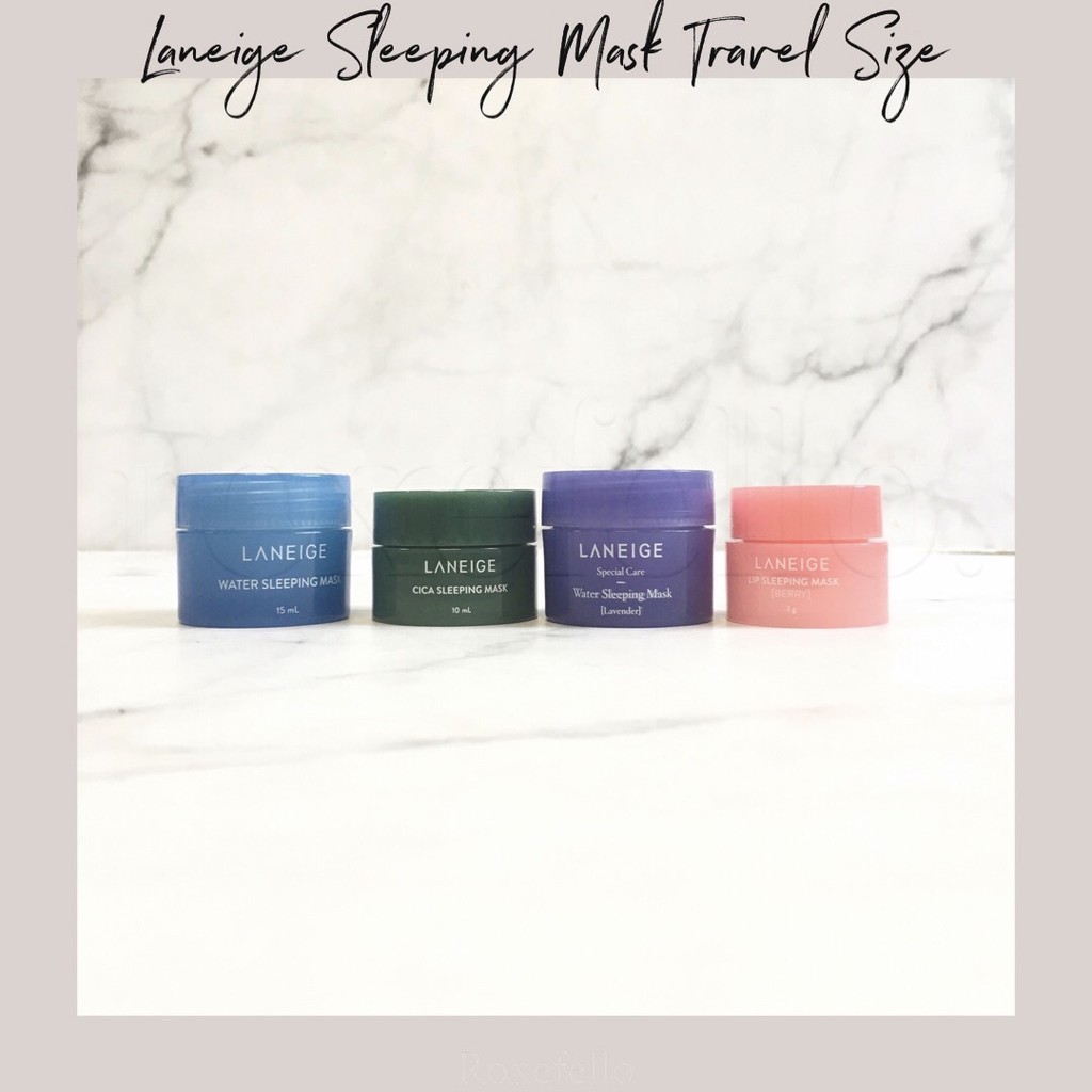 (hàng Mới Về) Mặt Nạ Ngủ Laneige Cao Cấp Tiện Dụng Khi Đi Du Lịch