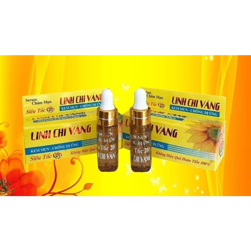 Serum mụn thâm Linh Chi Vàng