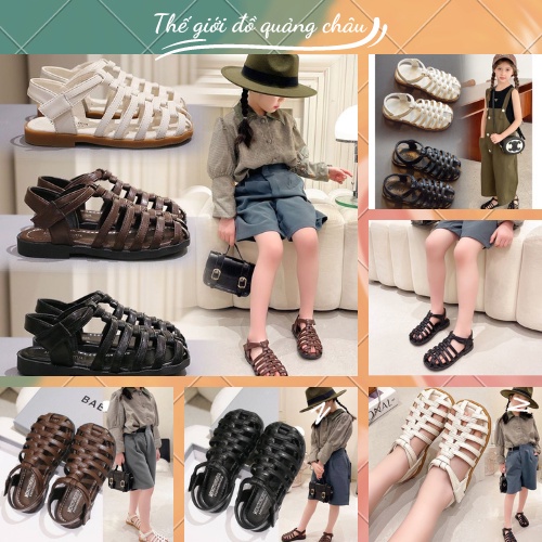 (A999) Dép SANDAL rọ dành cho bé trai, bé gái, rọ quai đan mềm chống trơn trượt - Hàng Quảng Châu Cao Cấp