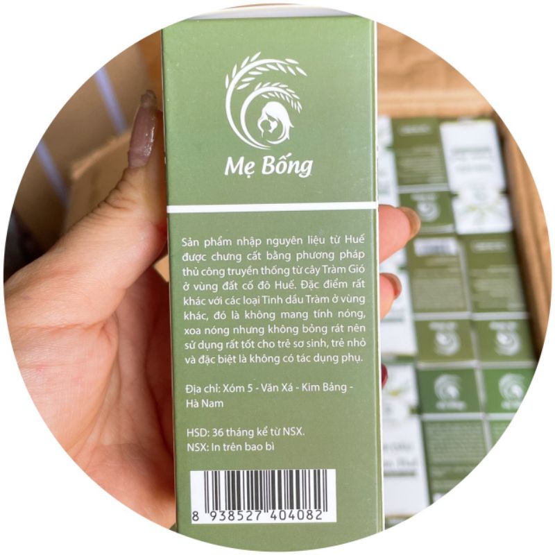 Tinh Dầu Tràm Huế Nguyên Chất  #Tràm Mẹ Bống Giữ ấm cho bé I Thơm Phòng I Đuổi