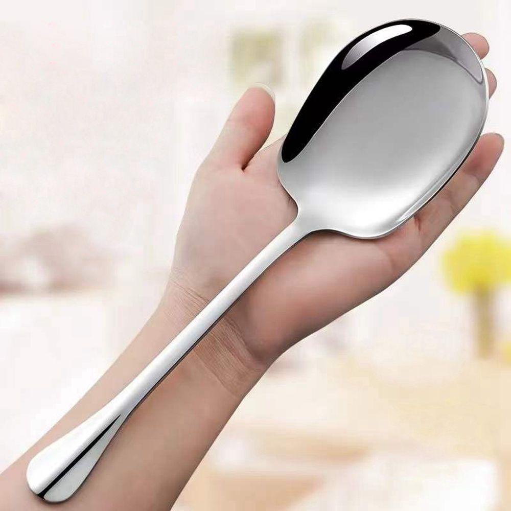 Muỗng Múc Canh Bằng Thép Không Gỉ Tiện Dụng Cho Nhà Bếp