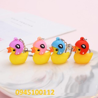 3 Móc khoá vịt đội mũ ngộ nghĩnh đáng yêu xinhh xỉu