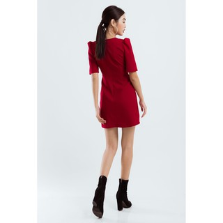 ĐẦM XẾP EO CỔ V EDINI