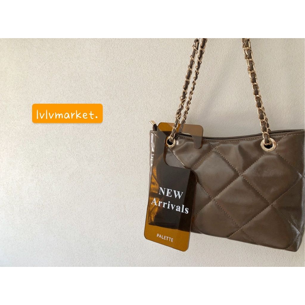 Kết Cấu Da Cừu Giả Cao Cấp!Túi Xách Phối Dây Xích Thiết Kế Cá Tính Thời Trang