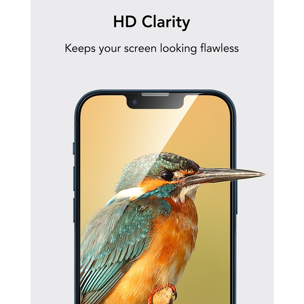 Miếng Dán Cường Lực ESR Armorite Ultra-Tough Siêu Cứng Chống Vân Tay Chống Bụi Dành Cho iPhone 13/ 13 Pro/ 13 Promax