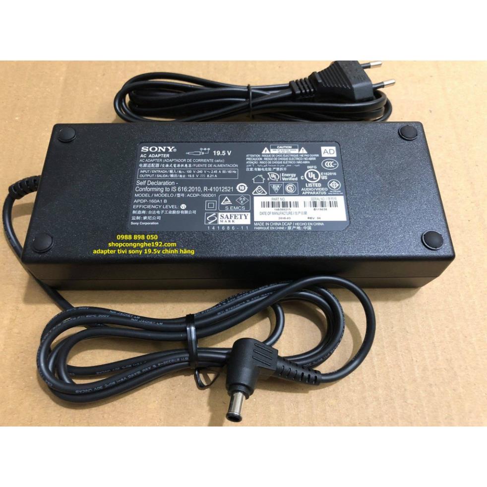 🌟CHÍNH HÃNG,QUA SỬ DỤNG 🌟 ADAPTER-NGUỒN TIVI SONY 19.5V 8.21A CHÍNH HÃNG