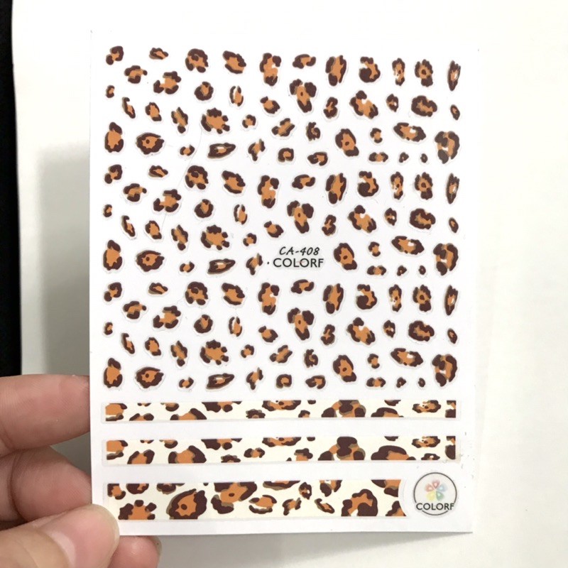 Sticker dán móng-hình dán nail Chữ hoạ tiết