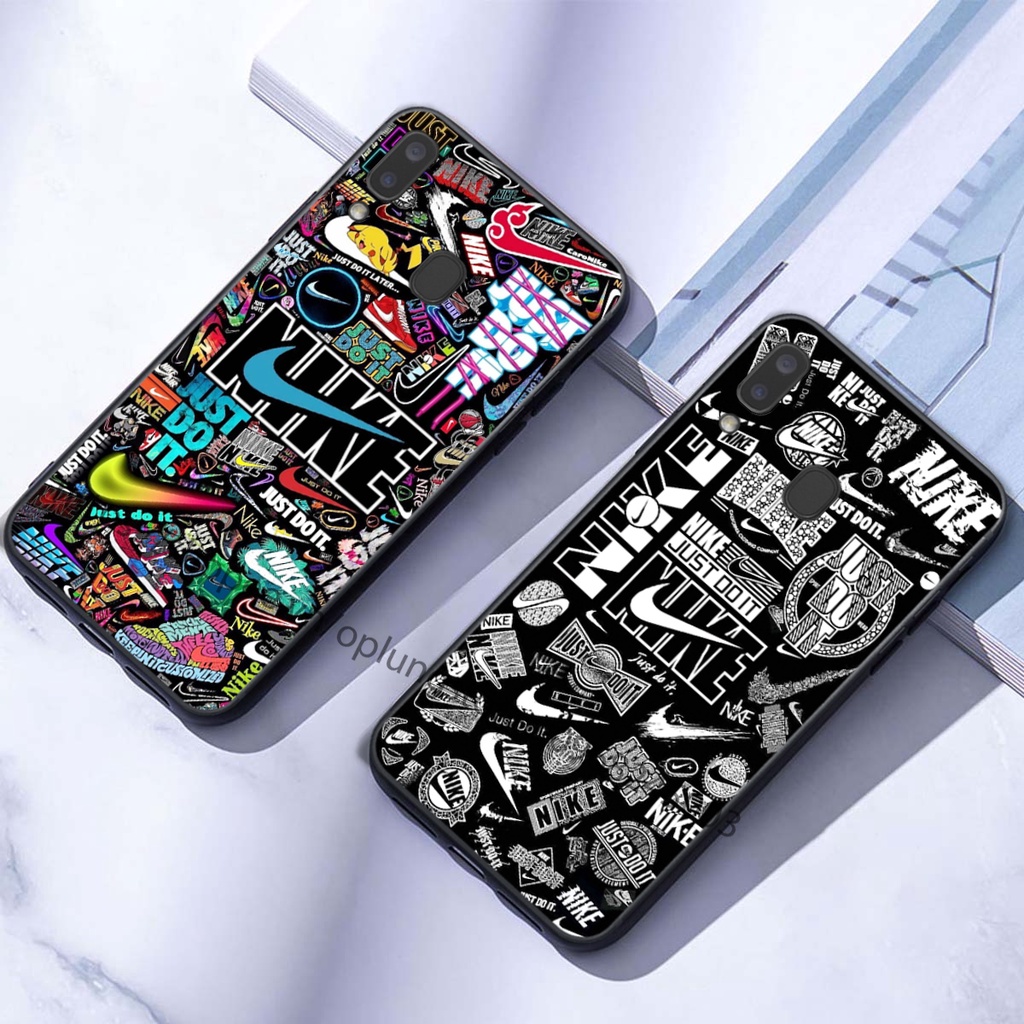 Ốp lưng Samsung A20s / A8S / A9 2019 in hình thương hiệu thời trang đa sắc cá tính.