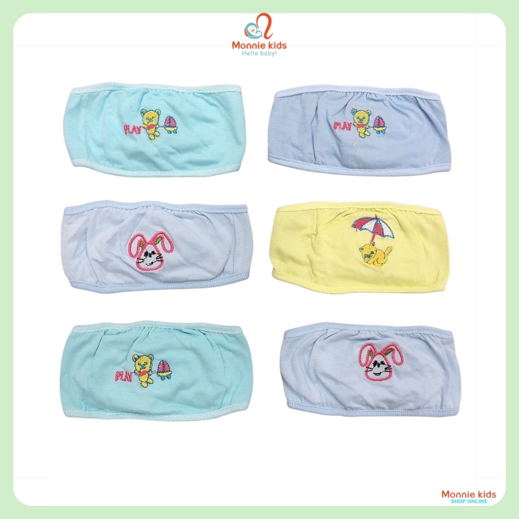 Mũ che thóp cho bé sơ sinh, che thóp em bé 100% cotton mềm mại - Monnie kids