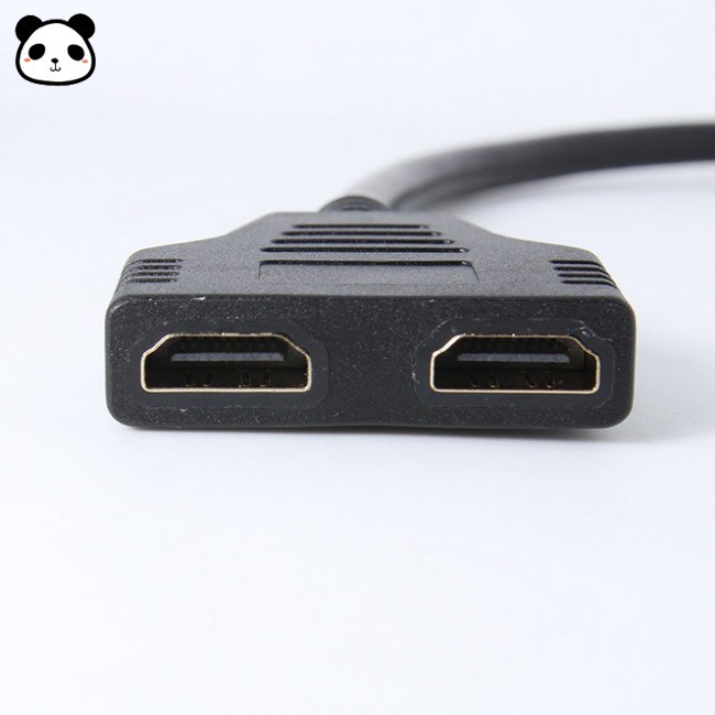 2 Port HDMI Splitter 1 In 2 Out Male to Femal Video Cable Adapter hdmi Switch Converter For Audio TV DVD