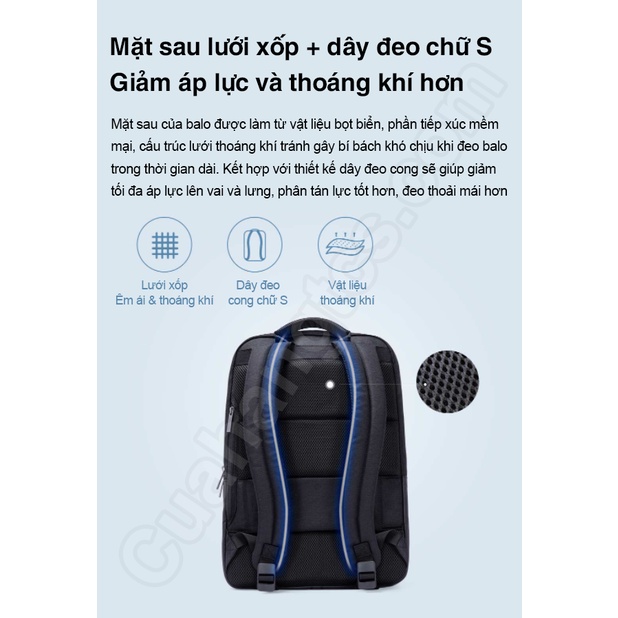 Ba lô Balo Chống Trộm Xiaomi 90 Point Urban Commuting Bag 201602