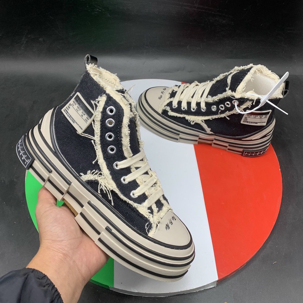 Giày sneaker xvessell cao cổ rách