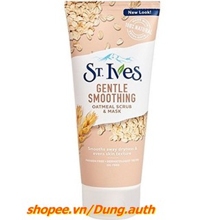 Sữa Rửa Mặt 170g St.Ives Hương Yến Mạch Gentle Smoothing Chính Hãng.