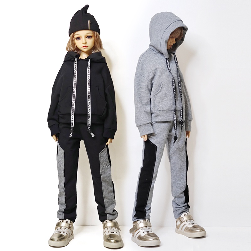 Bộ Quần Áo sweater Có Nón Cho Búp Bê Tỉ Lệ 1/6 1/3