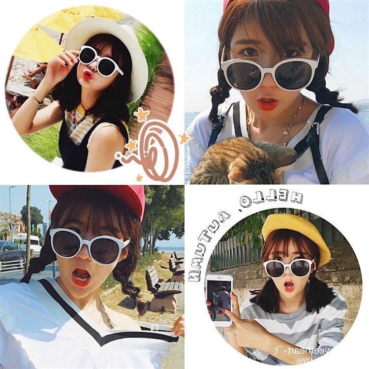 Kính mát gọng tròn phong cách vintage thời trang cho nữ | BigBuy360 - bigbuy360.vn