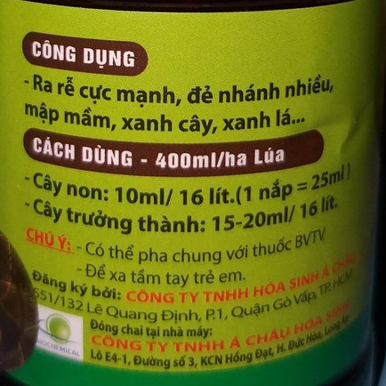 Phân Bón Lá ACROOTS 10SL  - Tốt Rễ Đẻ Nhánh