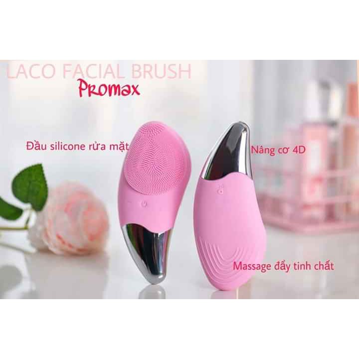 Máy rửa mặt LACO FACIAL BRUSH sạch sâu, massage nâng cơ êm dịu. Hàng Chính Hãng | BigBuy360 - bigbuy360.vn