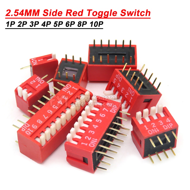 Set 5 Mô Đun Công Tắc Bật / Tắt 1P 2P 3P 4P 5P 6P 8P 10P