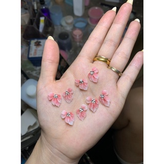 hoa bột nail móng chân . 5 đôi bằng 10 bông