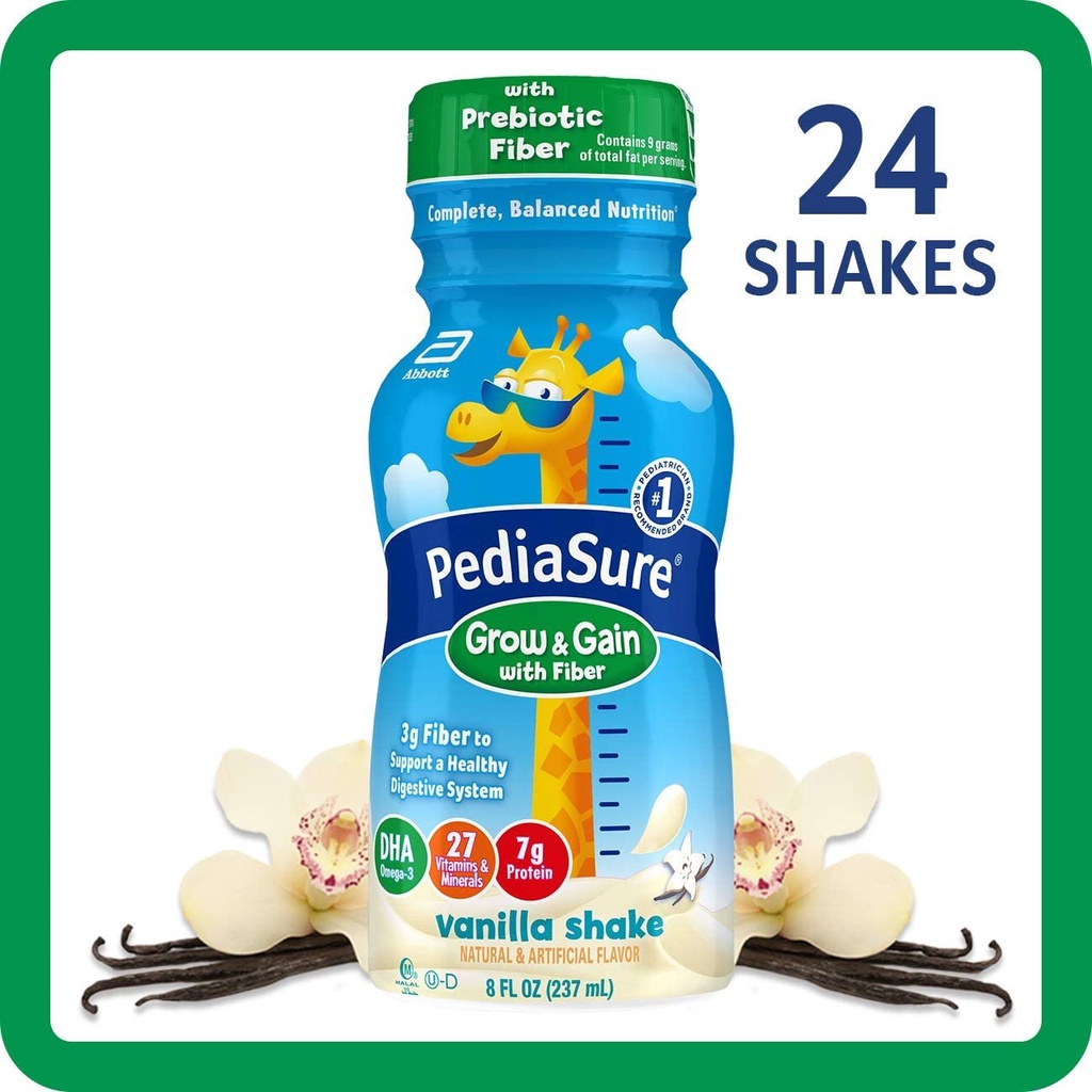 Thùng 24 chai Sữa nước Pediasure Fiber 237ml Mỹ date 6/2022