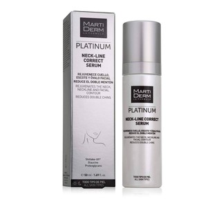 Tinh chất làm săn chắc & trẻ hoá da vùng cổ martiderm platinum neck line correct serum 50ml