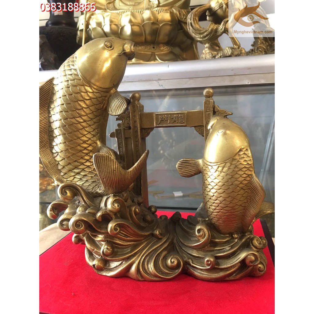 Tượng cá chép vượt vũ môn cỡ đại
