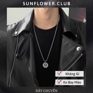 DÂY CHUYỀN SUNFLOWER mặt dây chuyền hoa hướng dương thời trang unisex