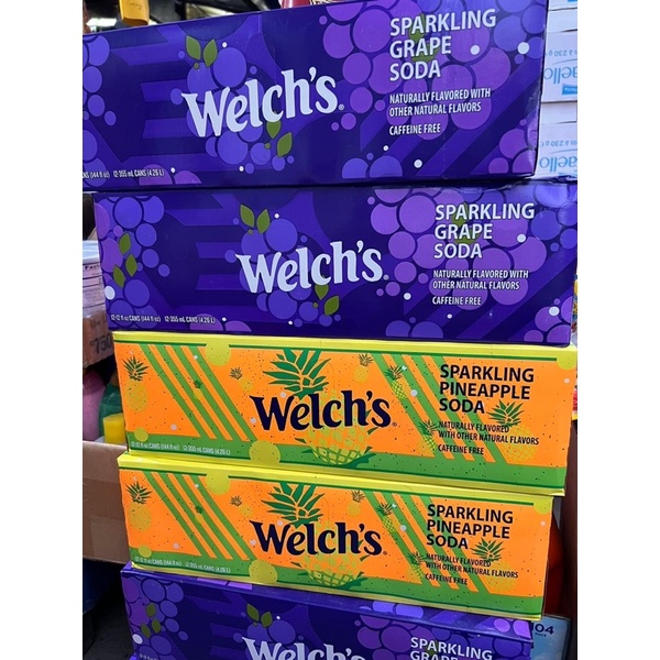 NƯỚC NGỌT NHO , DỨA SODA WELCH’S NHẬP KHẨU USA