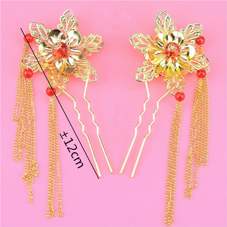 Trâm cài tóc cổ trang hỷ phục cô dâu cài tóc phụ kiện cưới T003 - namimi