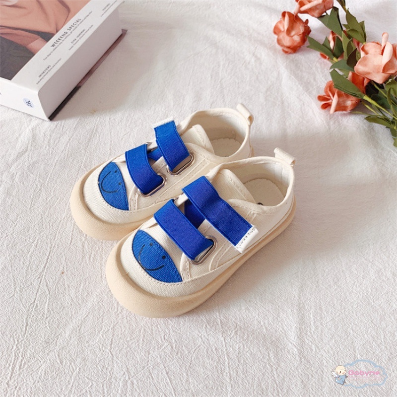 Giày Thể Thao Vải Canvas Đế Mềm Thoải Mái Cho Bé