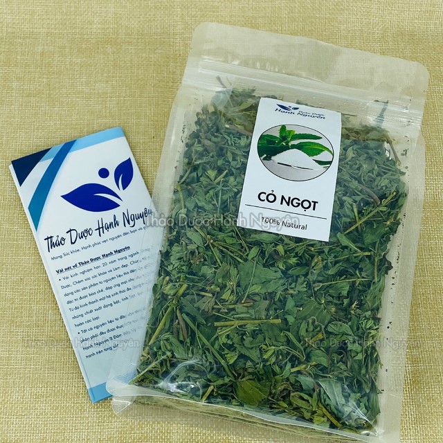 [Mã 159FMCGSALE giảm 8% đơn 500K] 100g Cỏ Ngọt (Cỏ ngọt hữu cơ làm trà, đường ăn kiêng, tạo vị ngọt tự nhiên)