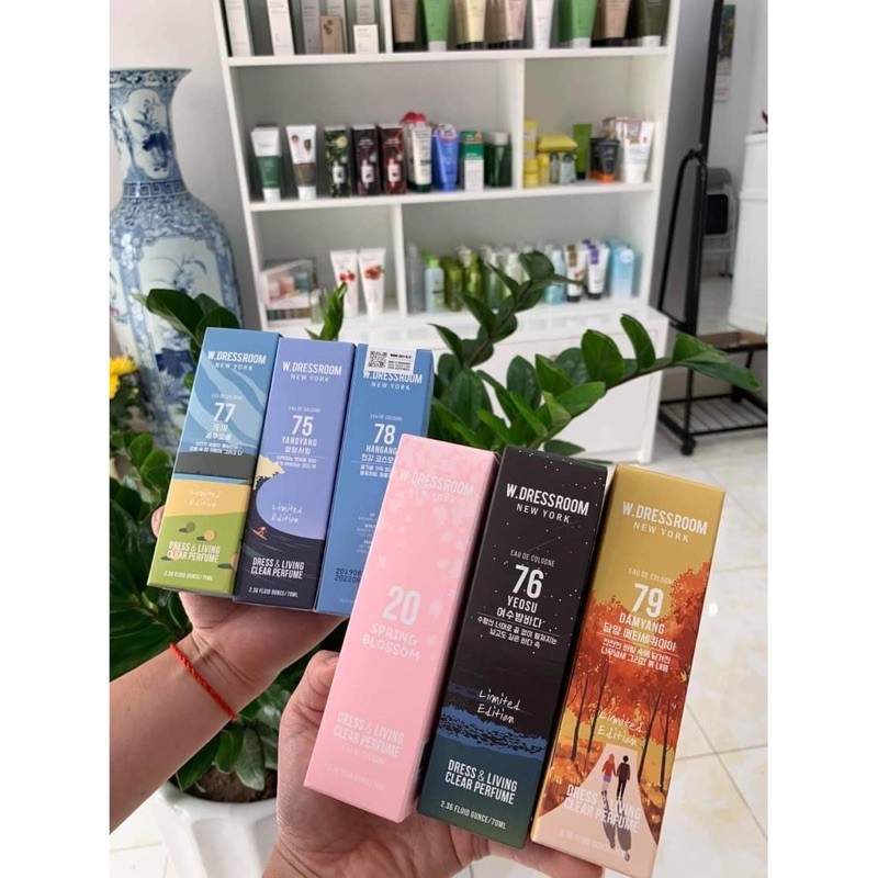 🌸Nước hoa xịt thơm W.Dressroom mùi 20,11,49,18,02,45,55,78,79,80,97,98...chính hãng 100%, đủ các mùi mới