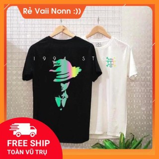 Áo phông mũ rơm phản quang 7 màu