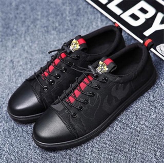 Giày Sneaker Đen Nam Cổ Thấp