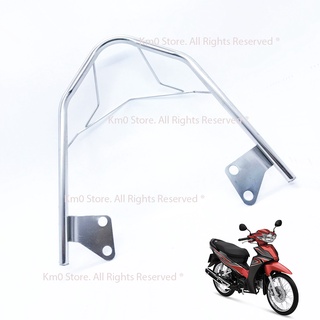 Khung inox bảo vệ đèn lái wave blade 110cc