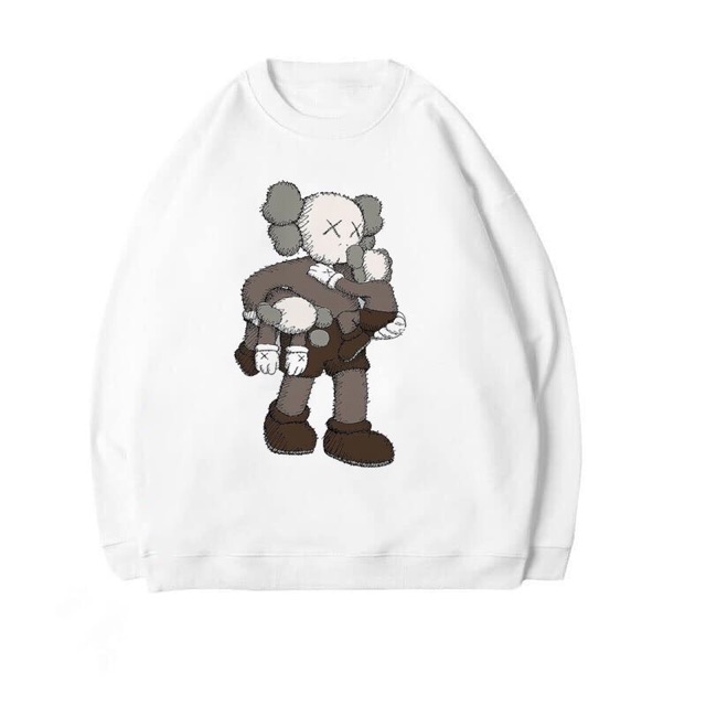 Áo sweater unisex kaws có bigsize vati nỉ bông cao cấp