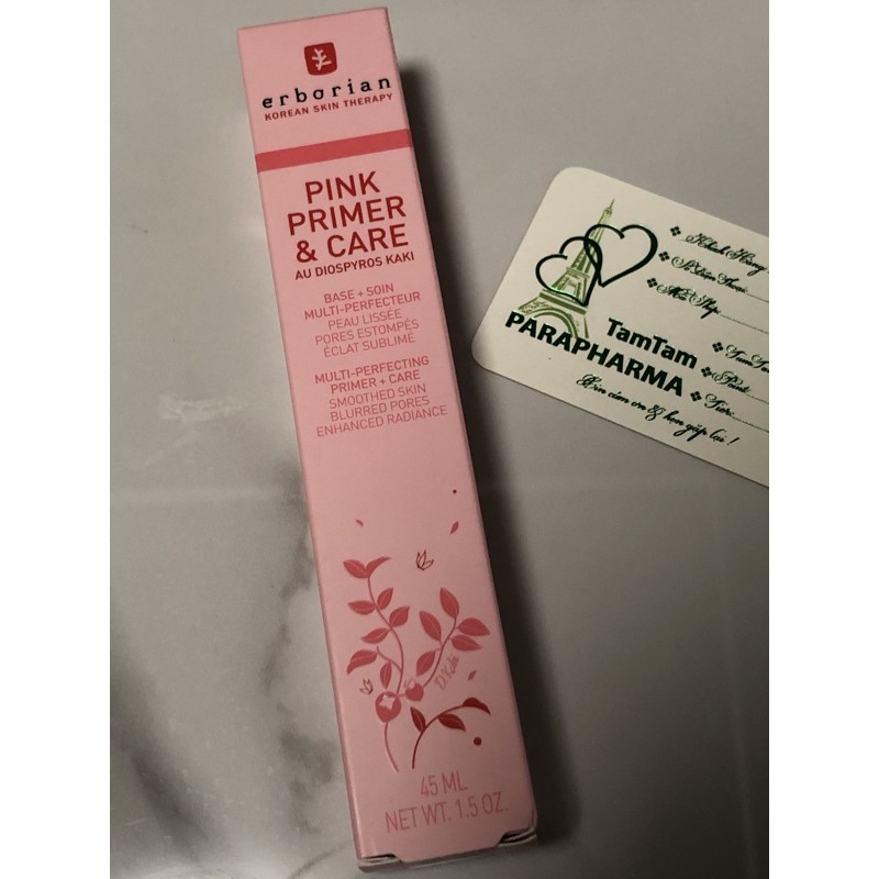 🇫🇷Erborian 🇰🇷 Pink Primer Care dưỡng ẩm hiệu ứng mờ