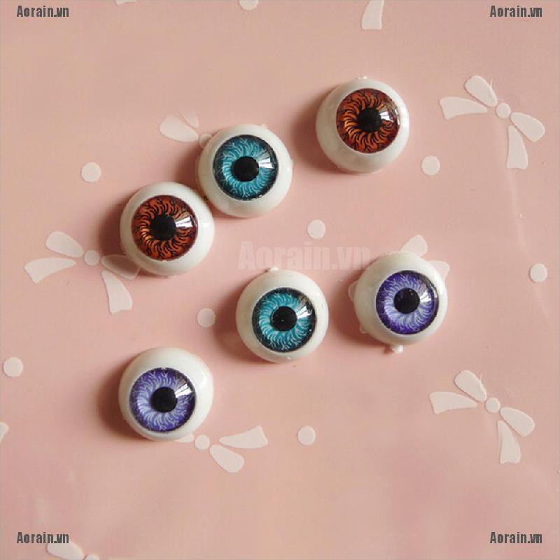 1 Cặp Mắt Nhựa 12mm Cho Búp Bê Thú Nhồi Bông