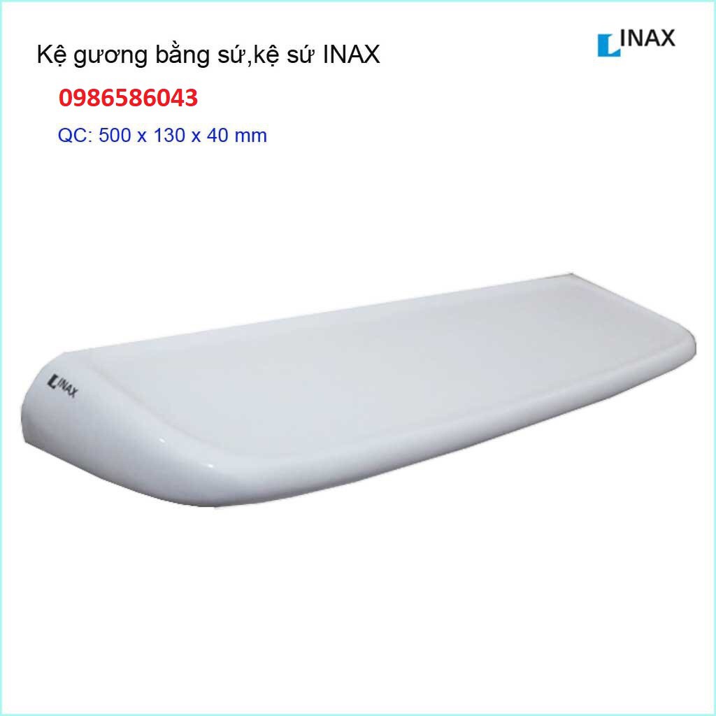 Kệ gương phòng tắm bằng sứ, kệ sứ Inax - shop cam kết sản phẩn chính hãng có vít inox kèm theo | BigBuy360 - bigbuy360.vn