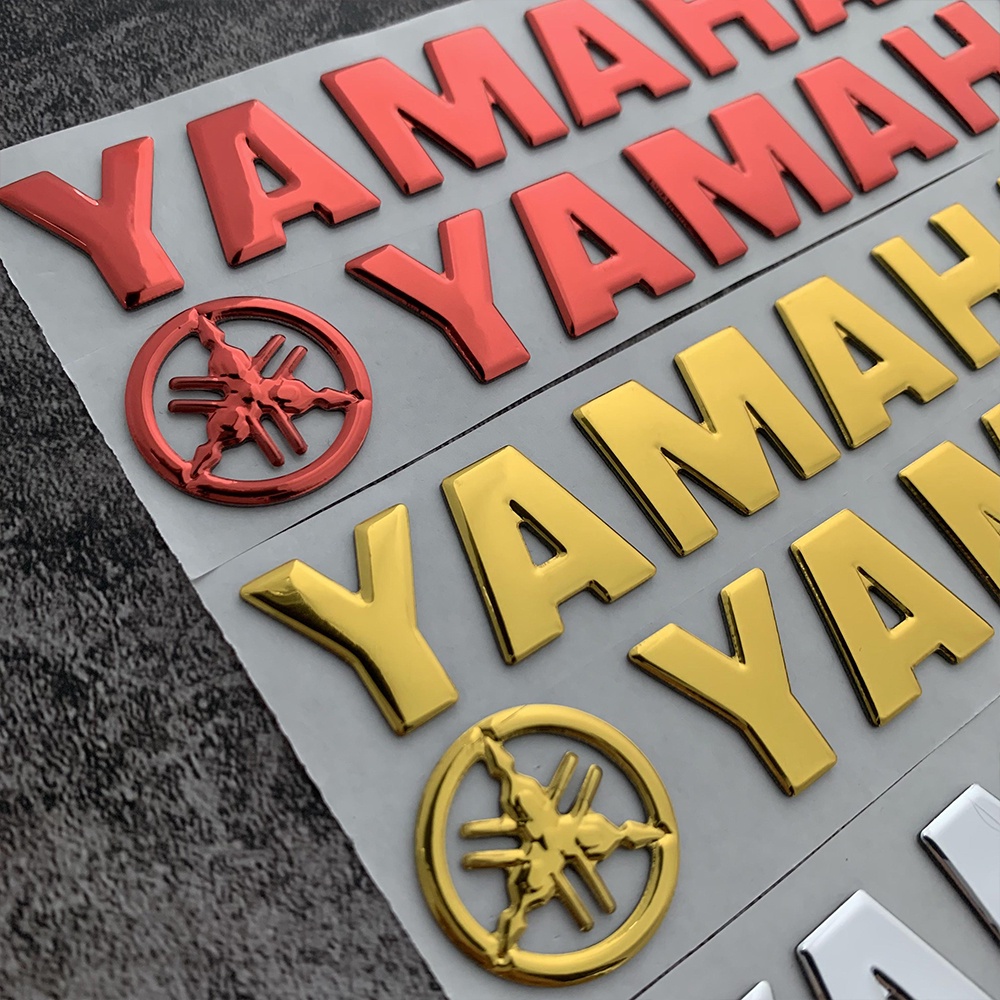 Miếng Dán Logo 3d Trang Trí Dành Cho Xe Mô Tô Yamaha