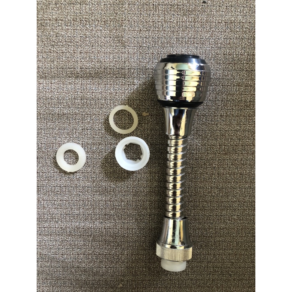 Đầu vòi nước tăng áp tăng áp dòng nước lên tới gấp 2 đến 3 lần bình thường dựa vào nguyên lý đặc biệt