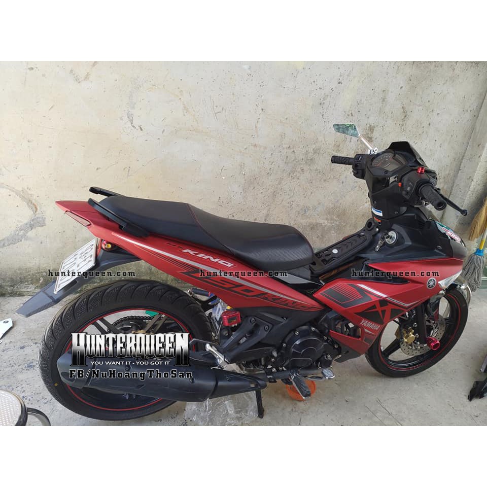 Tem Exciter 150, MX nhọn. Xe đỏ nhám. Chỉnh sửa theo yêu cầu. Sắc nét, bền màu, chống nước