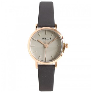 Đồng hồ nữ julius ja-963d dây da xám