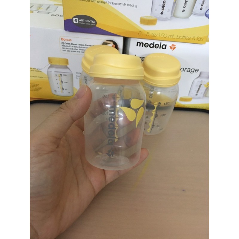 Bình trữ sữa medela 150ml mới