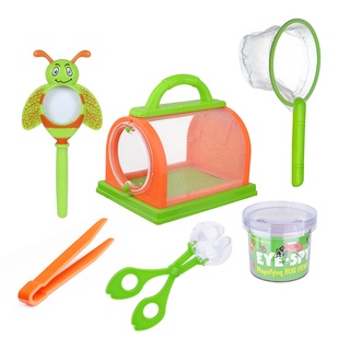 1 set hộp kính lúp quan sát côn trùng ngoài trời cho trẻ em
