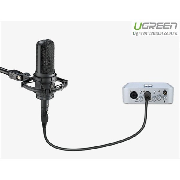Cáp nối dài Microphone XLR 5m chính hãng Ugreen 20712 cao cấp